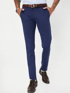 max Men Regular Fit Mid-Rise Formal Trousers