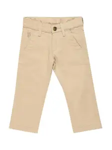 U.S. Polo Assn. Kids Boys Classic Slim Fit Mid-Rise Trousers