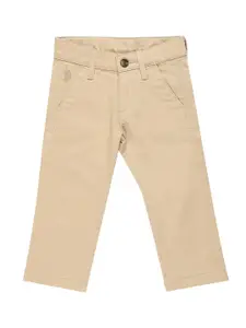 U.S. Polo Assn. Kids Boys Classic Slim Fit Mid-Rise Trousers