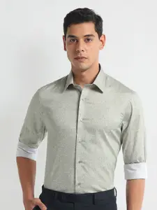 Arrow Slim Fit Opaque Striped Cotton 1851 Formal Shirt