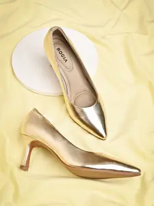 Rocia Pointed Toe Slim Heeled Pumps