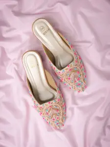 Rocia Embellished Block Heel Mules