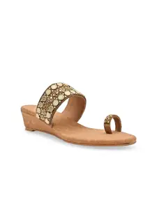 Rocia Embellished Open Toe Wedge Heels