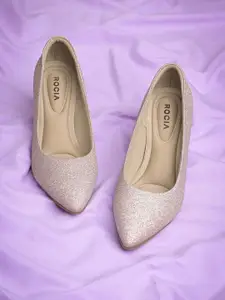 Rocia Embellished Pointed Toe Slim Heeled Pumps