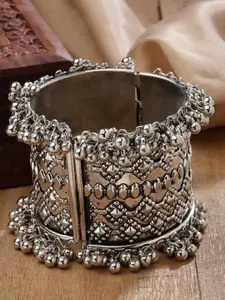 CHUI MUI Silver-Plated Oxidised Cuff Bracelet