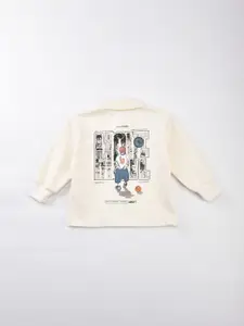 StyleCast x Revolte Boys Graphic Printed Cotton Straight Pullover Sweatshirt