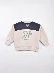 StyleCast x Revolte Boys Cotton Straight Applique Pullover Sweatshirt