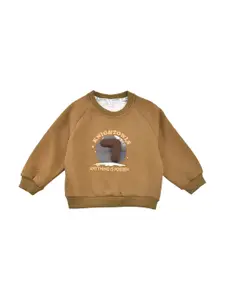 StyleCast x Revolte Boys Graphic Printed Cotton Straight Pullover Sweatshirt