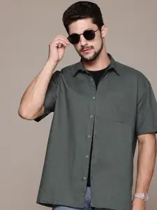 R.Code by The Roadster Life Co. Pure Cotton Opaque Casual Shirt