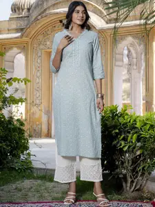 Nayo Floral Printed Straight Kurta