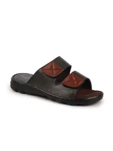 FAUSTO Men Leather Comfort Sandals