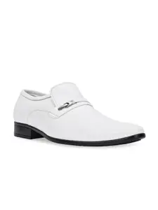 Regal Men Textured Formal Slip-Ons