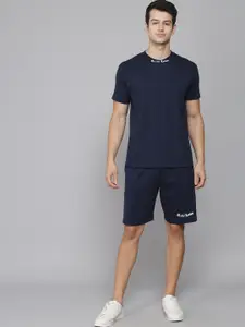 GRIFFEL Pure Cotton Round Neck Tshirt With Shorts