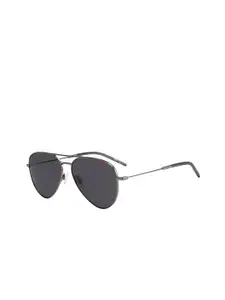HUGO Men Aviator Sunglasses with UV Protected Lens 202529KJ159IR