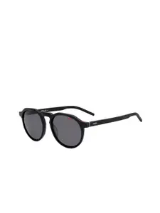 HUGO Men Round Sunglasses with UV Protected Lens 20300600352IR
