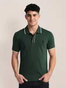 U.S. Polo Assn. Polo Collar Short Sleeves Cotton Slim Fit T-shirt