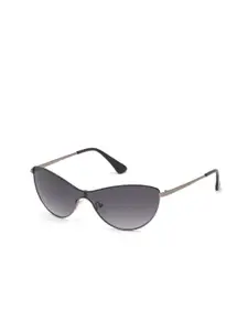GUESS Women Oval Sunglasses with UV Protected Lens GU7630 00 05B