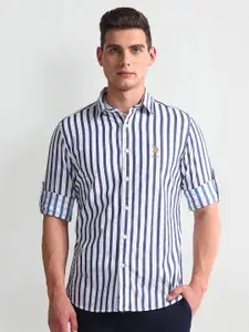 U.S. Polo Assn. Denim Co. Slim Fit Bengal Striped Casual Shirt