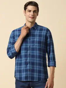 Allen Solly Custom Fit Checked Cotton Casual Shirt
