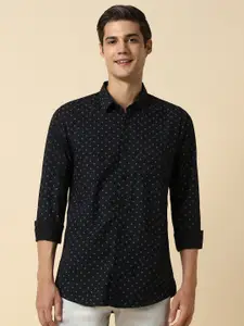Allen Solly Slim Fit Micro Ditsy Printed Cotton Casual Shirt