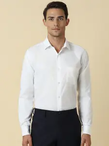 Allen Solly Slim Fit Textured Self Design Opaque Cotton Formal Shirt