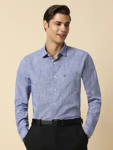 Allen Solly Slim Fit Textured Self Design Pure Cotton Formal Shirt