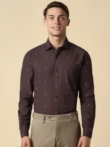 Allen Solly Slim Fit Geometric Printed Cotton Formal Shirt