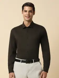 Allen Solly Slim Fit Geometric Printed Full Sleeves Formal Shirts