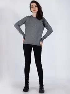 NoBarr Round Neck Pullover Sweater