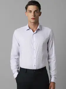 Louis Philippe Sport Men Slim Ft Opaque Abstract Full Sleeves Casual Shirt