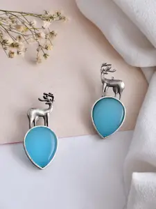 DASTOOR Silver-Plated Animal Shaped Drop Earrings