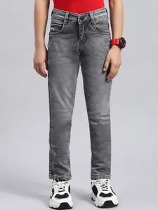 Monte Carlo Boys Clean Look Slim Fit Heavy Fade Stretchable Jeans