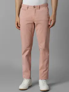 Louis Philippe Sport Men Tapered Fit Mid-Rise Cotton Chinos Trousers