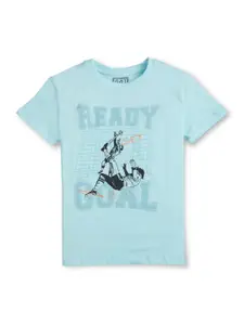 Gini and Jony Boys Graphic Printed Half Sleeves Cotton T-shirt