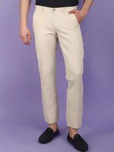 V-Mart Men Mid Rise Cotton Regular Fit Trouser