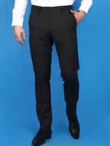 V-Mart Men Slim Fit Mid-Rise Knitted Formal Trouser