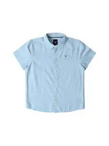 Allen Solly Junior Boys Spread Collar Short Sleeves Cotton Shirt
