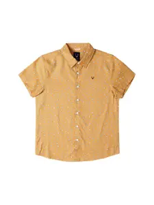 Allen Solly Junior Boys Micro Ditsy Printed Opaque Casual Shirt