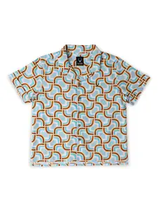 Allen Solly Junior Boys Opaque Conversational Printed Cotton Casual Shirt