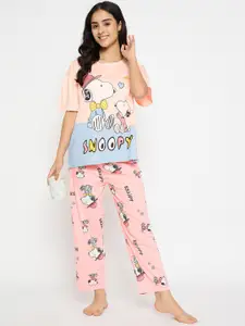 Camey Women Printed Night suit