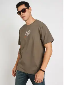 Lee Typography Printed Cotton T-shirt