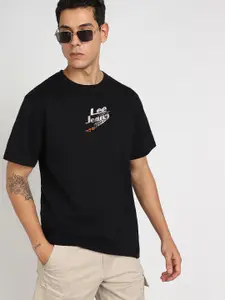 Lee Typography Printed Cotton T-shirt