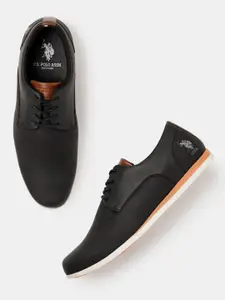 U.S. Polo Assn. Men Clest Blk Casual Lace Up Shoes