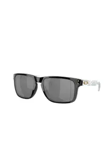 OAKLEY Men Square Sunglasses With Polarised & UV Protected Lens 7895653282551