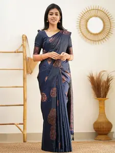 Yashika Woven Design Zari Silk Cotton Kanjeevaram Saree