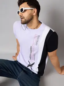 Club York Typography Printed Regular Fit Short Sleeves Cotton T-shirt