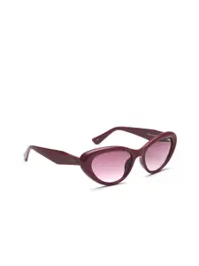 IDEE Women Oval Sunglasses with UV Protected Lens IDS3139C4SG