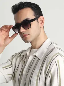 IDEE Men Square Sunglasses with UV Protected Lens IDS3106C1SG