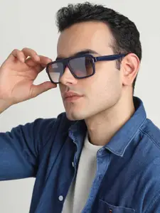 IDEE Men Square Sunglasses with UV Protected Lens IDS3105C3SG