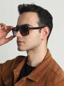 IDEE Men Square Sunglasses with UV Protected Lens IDS3105C1SG